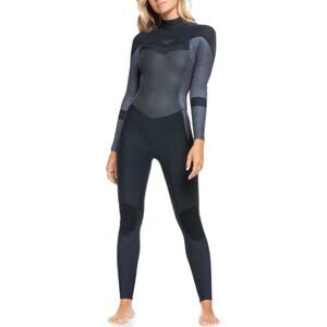 Roxy Women's Full Wetsuit 3/2mm Syncro GBS Back Zip Surf Suit